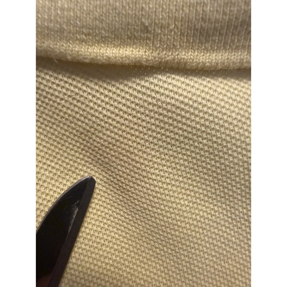 Polo Ralph Lauren Men's Yellow Custom Slim Fit Polo Shirt XL NWT Flaw Read